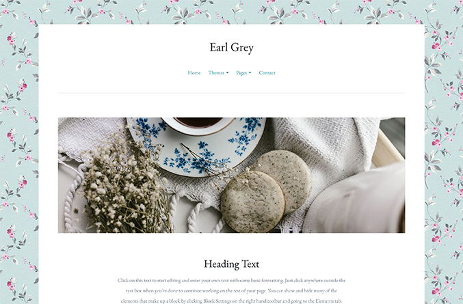Earl Grey Website Template