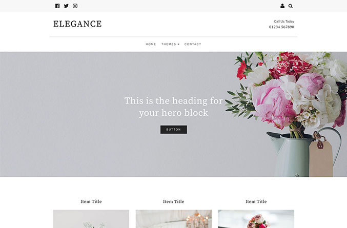 Elegance Website Template