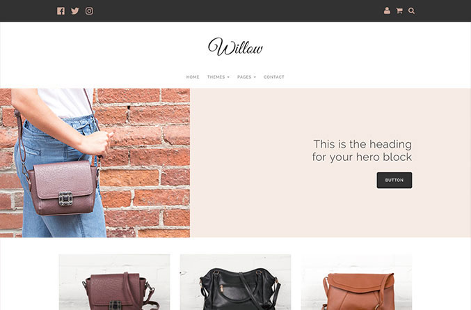 Willow Website Template