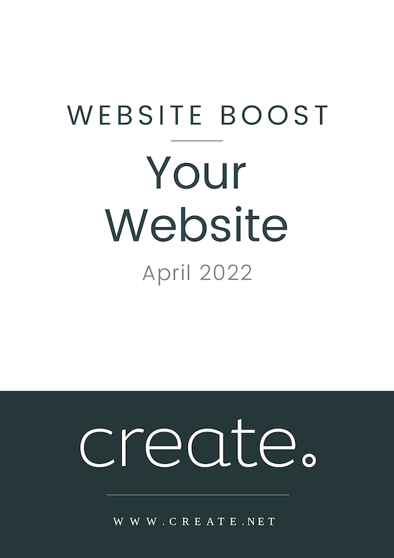 Website Boost - Cover Page