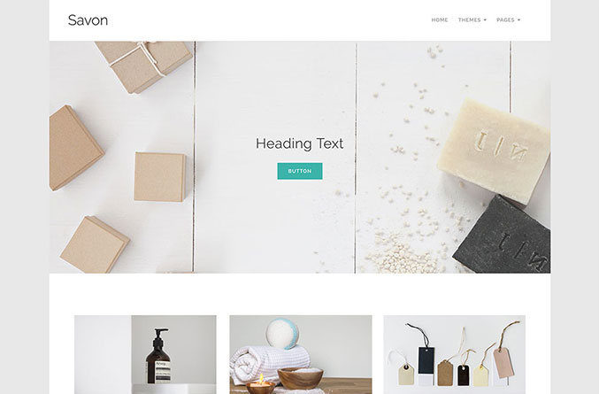 Savon Website Template