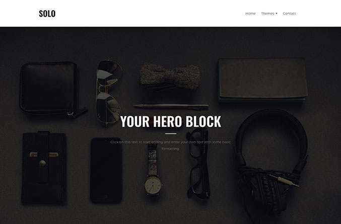 Solo Website Template