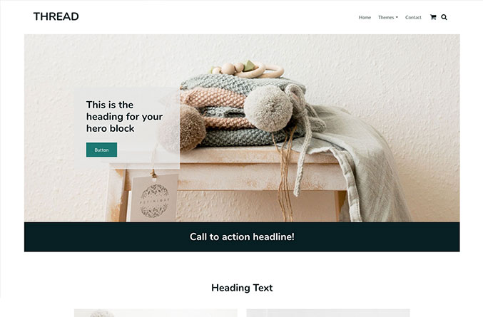 Thread Website Template