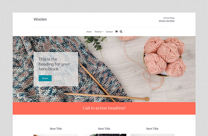 Woollen Website Template